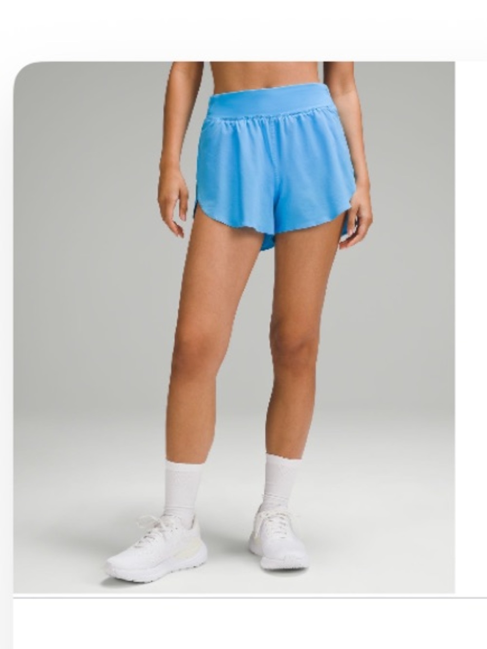 Lululemon Fast & Free High-Rise Classic-Fit Women’s Shorts — Kayak Blue Light